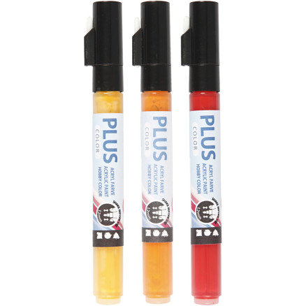 Plus Color Marker, L 14,5 cm, Strichstärke 1-2 mm, Sortierte Farben, 5 Plus Color Marker, L 14,5 cm, Strichstärke 1-2 mm, Sortierte Farben, 5 von Plus Color