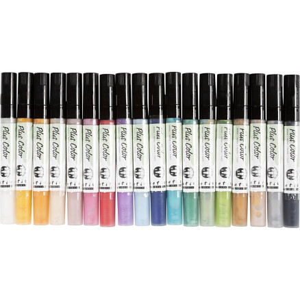 Plus Color Marker, L 14,5 cm, Strichstärke 1-2 mm, Sortierte Farben, 5 Plus Color Marker, L 14,5 cm, Strichstärke 1-2 mm, Sortierte Farben, 5 von Plus Color