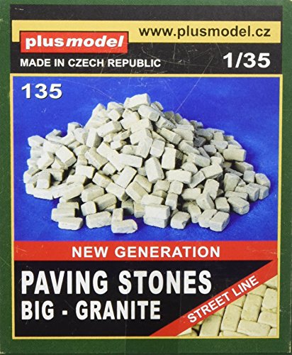 Plus model 135 - Pflastersteine, groß, Granit von Plus model