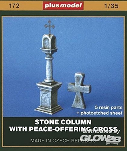 Plus-Model 172 - Steinläule mit Friedensangebot Kreuz von Plusmodel