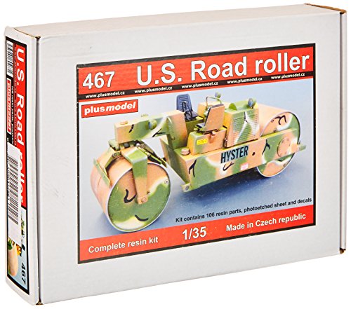 Plus Model 467 Militär Modellbausatz U.S.Road Roller, Farbe Weiß, Medium Plus Model 467 Militär Modellbausatz U.S.Road Roller, Farbe Weiß, Medium von Plus Model