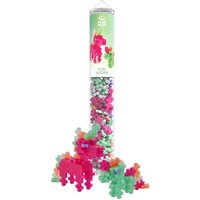 PLUS PLUS - 100 Kreativ Bausteine Neon Einhorn von Plus-Plus A/S