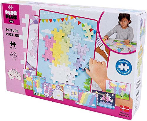 Geniales Konstruktionsspielzeug, Big Picture Puzzle Pastel, Vorlagen-Puzzle, Bausteine-Set, 60 Teile Geniales Konstruktionsspielzeug, Big Picture Puzzle Pastel, Vorlagen-Puzzle, Bausteine-Set, 60 Teile von Plus-Plus