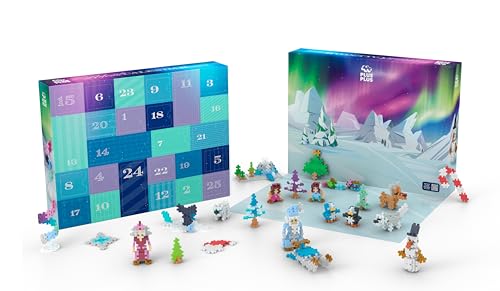 PLUS PLUS - Adventskalender mit 25 Überraschungen – Bauspiel für Kinder – kreatives Weihnachtsabenteuer mit Anleitung – ca. 600 Teile – für Mädchen und Jungen ab 5 Jahren PLUS PLUS - Adventskalender mit 25 Überraschungen – Bauspiel für Kinder – kreatives Weihnachtsabenteuer mit Anleitung – ca. 600 Teile – für Mädchen und Jungen ab 5 Jahren von Plus-Plus