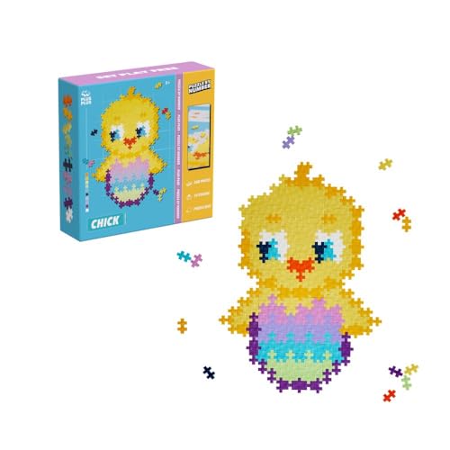 Plus-Plus 3964 Geniales Konstruktionsspielzeug, Puzzle Küken, Kreativ-Bausteine für Kinder, 250 Teile von Plus-Plus