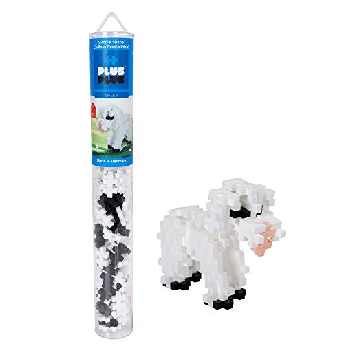 Plus-Plus 300.4119 Sheep pcs Tube Schafschlauch-Mix (100 Stück), Mehrfarbig, Standard von Plus-Plus