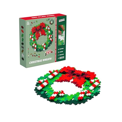 Plus-Plus 3957 Geniales Konstruktionsspielzeug, Puzzle Weihnachtskranz, weihnachtliches Bausteinset, Kreativ-Bausteine für Kinder, 500 Teile Plus-Plus 3957 Geniales Konstruktionsspielzeug, Puzzle Weihnachtskranz, weihnachtliches Bausteinset, Kreativ-Bausteine für Kinder, 500 Teile von Plus-Plus
