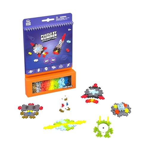 Plus-Plus 3989 Geniales Konstruktionsspielzeug, Activity Pad Weltall, Baustein-Set für 2D und 3D Figuren, Kreativ-Bausteine für Kinder ab 5 Jahren, 125 Teile Plus-Plus 3989 Geniales Konstruktionsspielzeug, Activity Pad Weltall, Baustein-Set für 2D und 3D Figuren, Kreativ-Bausteine für Kinder ab 5 Jahren, 125 Teile von Plus-Plus