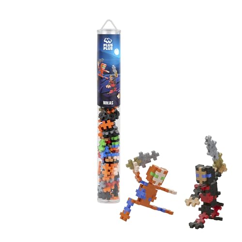 Plus-Plus 4307 Geniales Konstruktionsspielzeug, Ninjas, Kreativ-Bausteine Tube, Bausteinset für Kinder, 100 Teile Plus-Plus 4307 Geniales Konstruktionsspielzeug, Ninjas, Kreativ-Bausteine Tube, Bausteinset für Kinder, 100 Teile von Plus-Plus