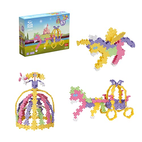 Plus-Plus Geniales Konstruktionsspielzeug, Pastel Märchenwelt, Mini Basic, 3-in-1 Bausteine-Set, 220 Teile, 9603769 Plus-Plus Geniales Konstruktionsspielzeug, Pastel Märchenwelt, Mini Basic, 3-in-1 Bausteine-Set, 220 Teile, 9603769 von Plus-Plus