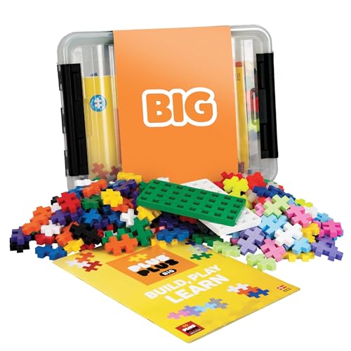 Plus-Plus 9603413 Kreativ-Bausteine Big Box, Geniales Konstruktionsspielzeug, 200 Teile von Plus-Plus