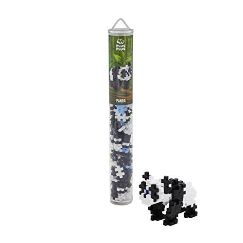 Plus-Plus 9604195 Kreativ-Bausteine Tube, Panda, Geniales Konstruktionsspielzeug, 100 Teile von Plus-Plus