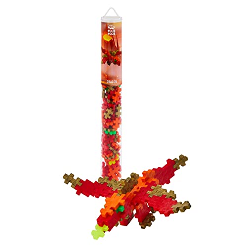 Plus-Plus 9604267 Kreativ-Bausteine Tube, Drache, Geniales Konstruktionsspielzeug, 100 Teile Plus-Plus 9604267 Kreativ-Bausteine Tube, Drache, Geniales Konstruktionsspielzeug, 100 Teile von Plus-Plus