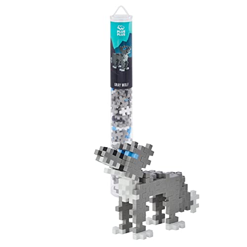 Plus-Plus 9604274 Kreativ-Bausteine Tube, Wolf, Geniales Konstruktionsspielzeug, 100 Teile Plus-Plus 9604274 Kreativ-Bausteine Tube, Wolf, Geniales Konstruktionsspielzeug, 100 Teile von Plus-Plus