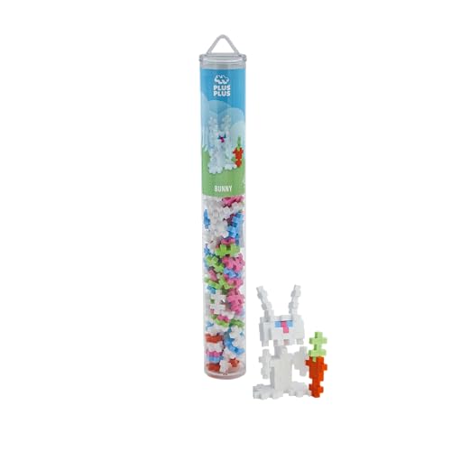 Plus-Plus 9604275, Geniales Konstruktionsspielzeug, Hase, Kreativ-Bausteine Tube, 100 Teile von Plus-Plus