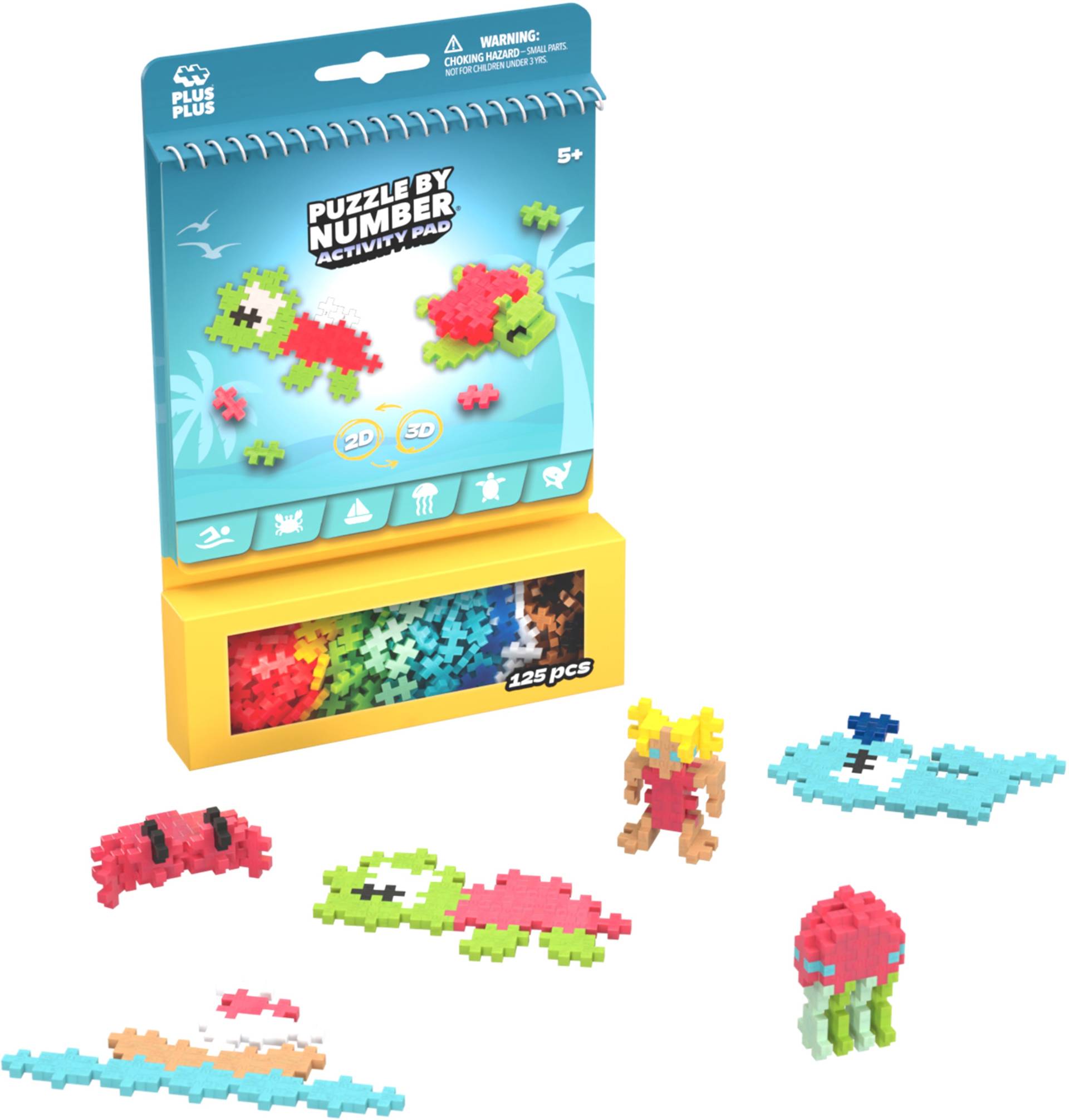 Plus-Plus Activity Pad Ocean And Beach Bausatz Plus-Plus Activity Pad Ocean And Beach Bausatz von Plus Plus