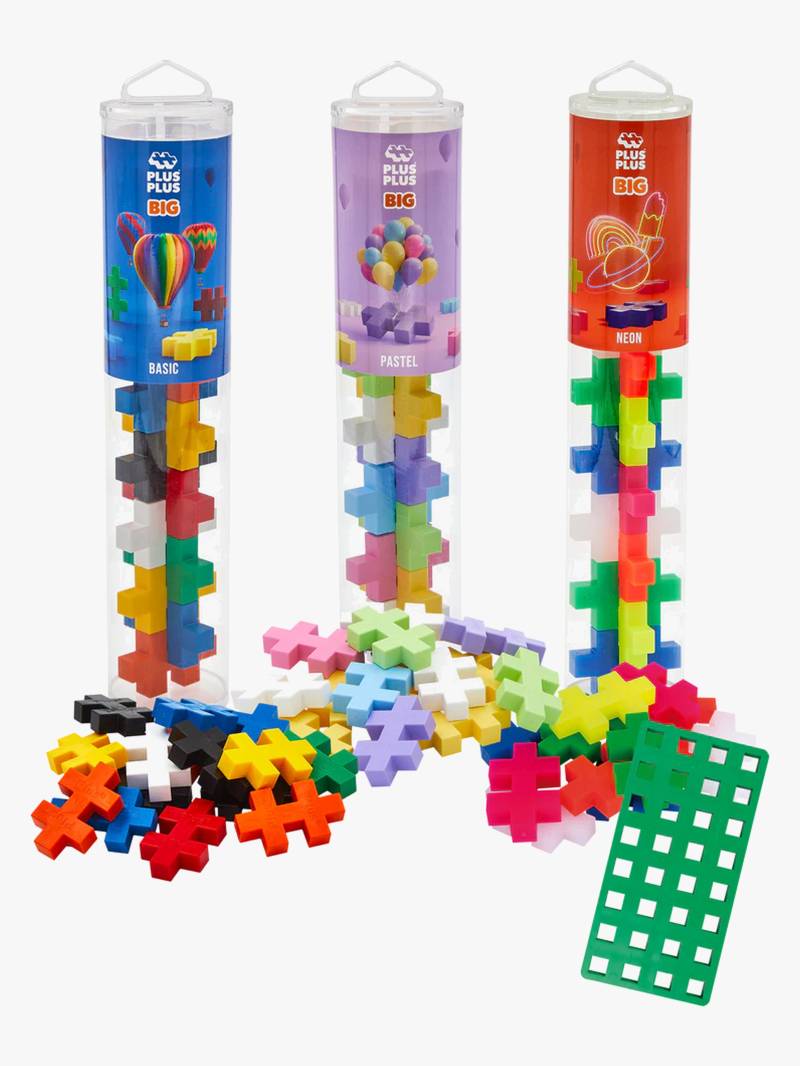 Plus-Plus BIG Bausatz mit Bodenplatte &  Röhre 3x15 Teile von Plus Plus