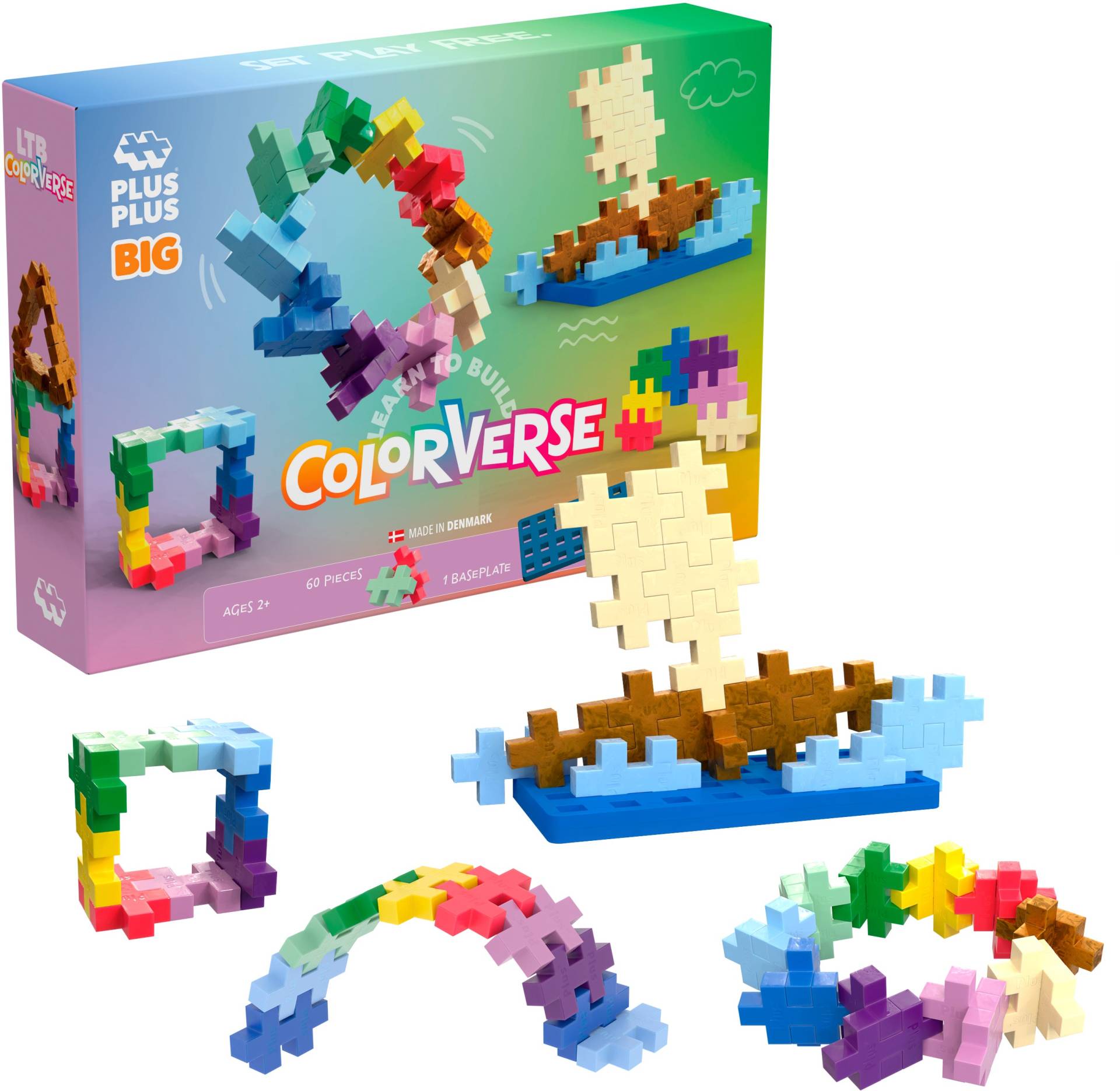 Plus-Plus BIG Learn To Build Colorverse Super Bausatz von Plus Plus