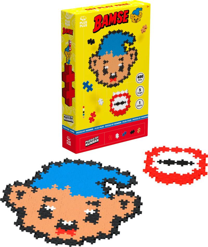 Plus-Plus Bamse &  Dunderhonung Bausatz 400 Teile von Plus Plus