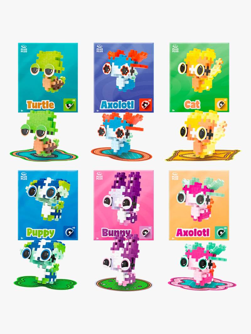 Plus Plus Bausatz Tiere 6er-Pack von Plus Plus