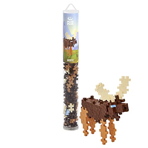 Plus-Plus 9604288, Geniales Konstruktionsspielzeug, Elch, Kreativ-Bausteine Tube, 100 Teile Plus-Plus 9604288, Geniales Konstruktionsspielzeug, Elch, Kreativ-Bausteine Tube, 100 Teile von Plus-Plus