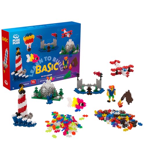 Plus-Plus Geniales Konstruktionsspielzeug, Learn to Build Basic, Bausteine-Set, 600 Teile Plus-Plus Geniales Konstruktionsspielzeug, Learn to Build Basic, Bausteine-Set, 600 Teile von Plus-Plus