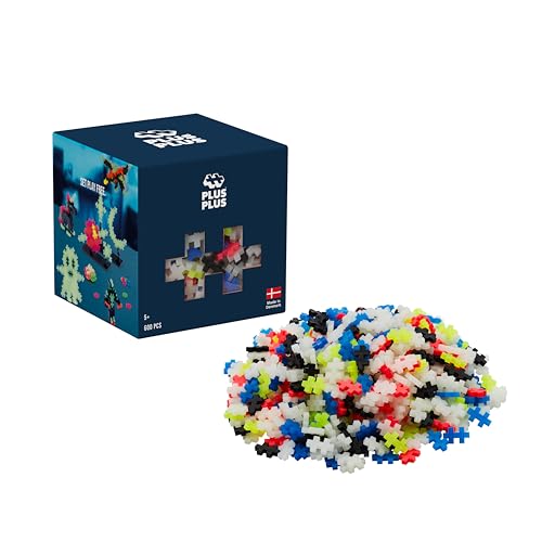 Plus-Plus 3974 Geniales Konstruktionsspielzeug, Farbmix Glow, Kreativ-Bausteine, nachtleuchtendes Bausteinset, 600 Teile, Nachtleuchtend Plus-Plus 3974 Geniales Konstruktionsspielzeug, Farbmix Glow, Kreativ-Bausteine, nachtleuchtendes Bausteinset, 600 Teile, Nachtleuchtend von Plus-Plus
