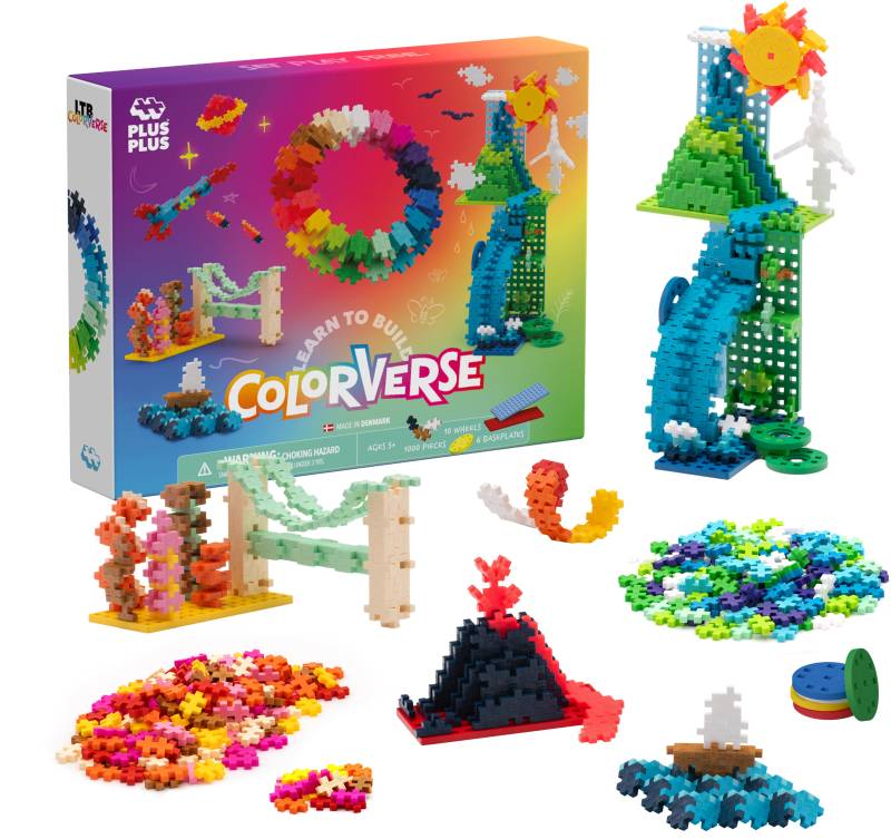 Plus-Plus Learn To Build Colorverse Super Bausatz von Plus Plus