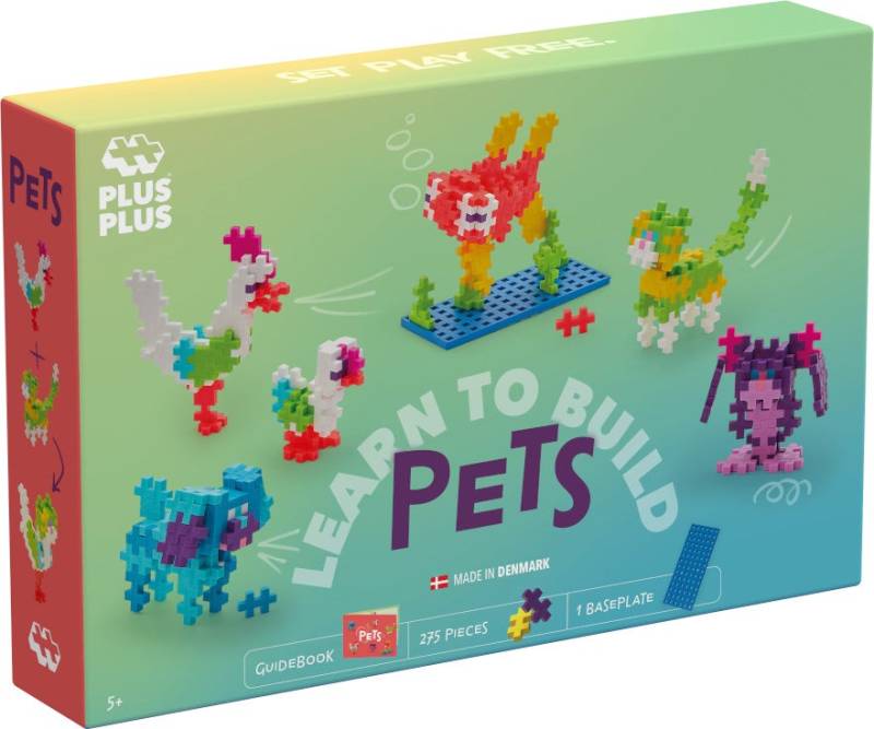 Plus-Plus Learn to Build Pets Bausatz 275 Teile von Plus Plus