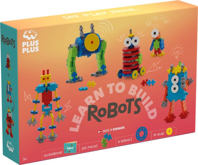 Plus-Plus Learn to Build Robots Bausatz 250 Teile von Plus Plus