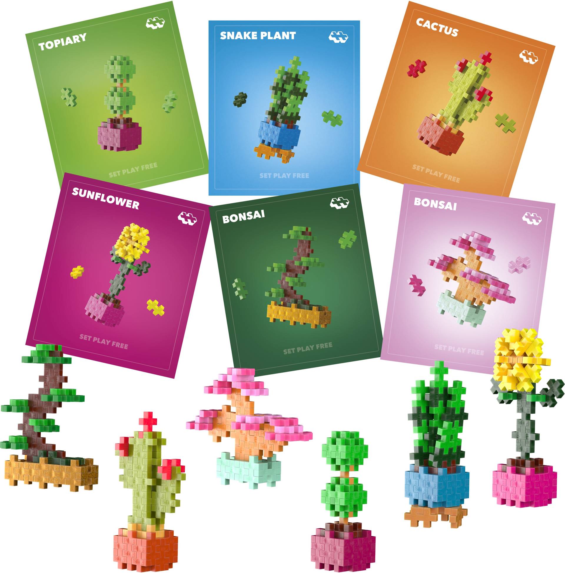 Plus-Plus Plant Paket Bausatz 6er-Pack Plus-Plus Plant Paket Bausatz 6er-Pack von Plus Plus
