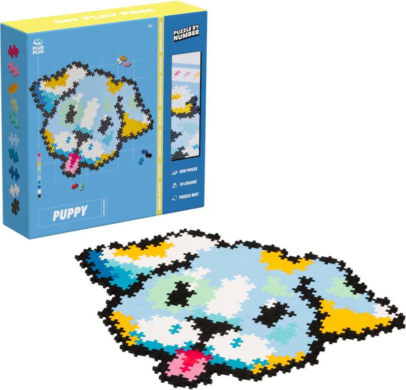 Plus-Plus Puzzle By Number Bausatz Hündchen 500 Teile von Plus Plus