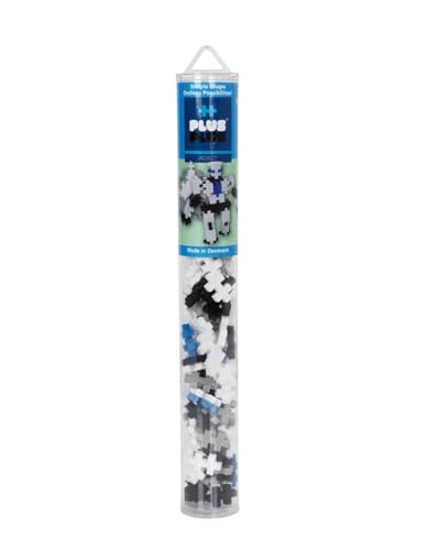 Plus-Plus 4105 Geniales Konstruktionsspielzeug, Roboter, Kreativ-Bausteine Tube, 100 Teile von Plus-Plus