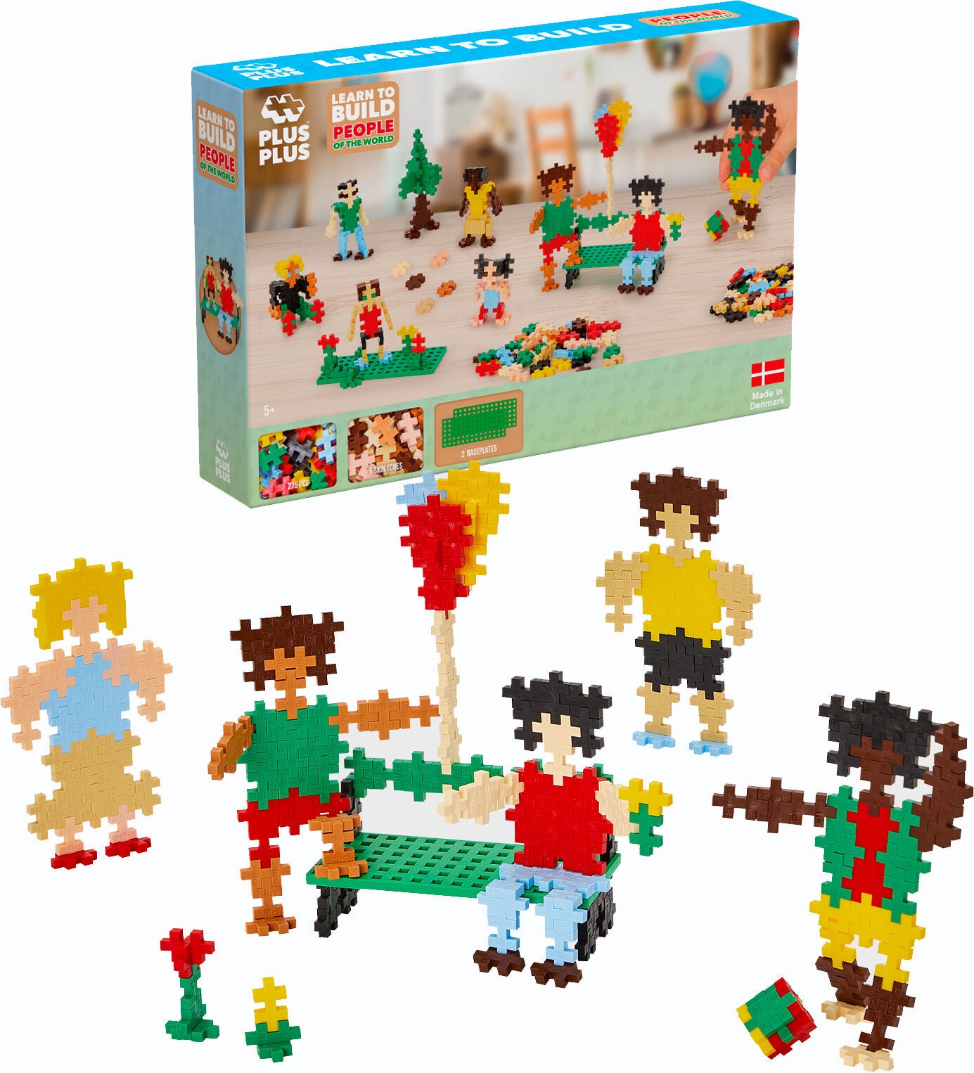 Plus-Plus Learn To Build People of the World Bauklötze von Plus Plus