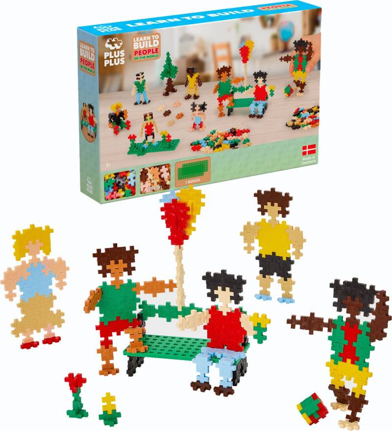 Plus-Plus Learn To Build People of the World Bauklötze von Plus Plus