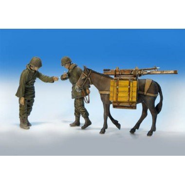 Plus model 323 - U.S. Infantrist mit Maultier Plus model 323 - U.S. Infantrist mit Maultier von Plusmodel