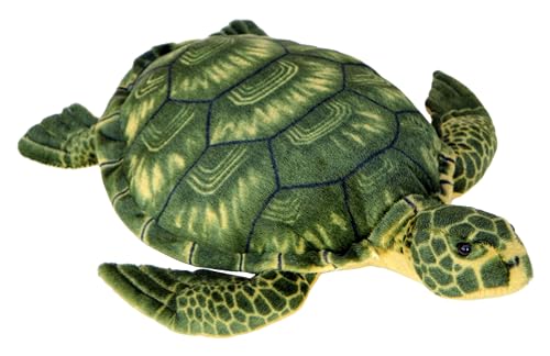 Plüschtier Schildkröte - grau-grün - 55 cm von Plushfarm