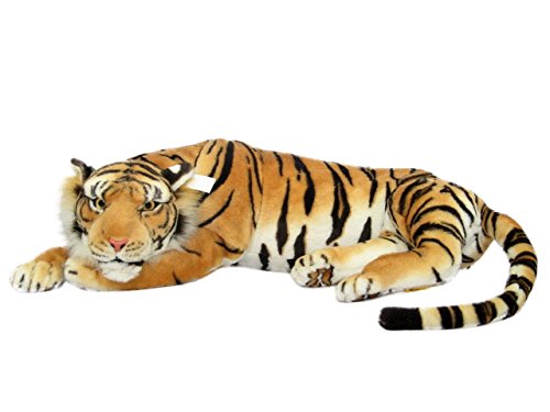 Wagner 2022 - Plüschtier Tiger - ruhend - braun - 85 cm von Wagner von Plushfarm