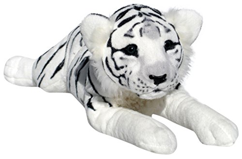 Wagner 2042 - Plüschtier Tiger Baby - liegend - Weiss - 50 cm von Plushfarm