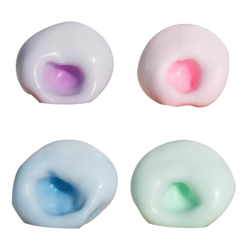 4 Stück Stress Relief Sand Glutinous Balls, Stressball Erwachsene, Anti Stress Bälle, Zum Stressabbau und zur Entspannung für Kinder und Erwachsene 4 Stück Stress Relief Sand Glutinous Balls, Stressball Erwachsene, Anti Stress Bälle, Zum Stressabbau und zur Entspannung für Kinder und Erwachsene von Pluvyze