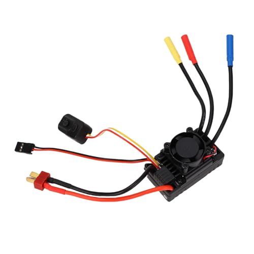 Plyisty 60A Bürstenloser Sensor Elektronischer Geschwindigkeitsregler mit Kühllüfter für 1/10 Skala Kurzlauf -LKW - Wasser und Staubsicheres RC Auto ESC für Alle Wetterrennsport Enthusiasten Plyisty 60A Bürstenloser Sensor Elektronischer Geschwindigkeitsregler mit Kühllüfter für 1/10 Skala Kurzlauf -LKW - Wasser und Staubsicheres RC Auto ESC für Alle Wetterrennsport Enthusiasten von Plyisty