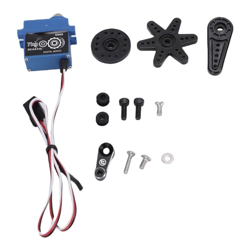 Plyisty Aktualisieren Sie Teile 7 Kg RC Digitales Servo mit Schlechtem Wasserdurchdringungsgeräusch für SCX10 III, 1/10 Crawler RC von Plyisty