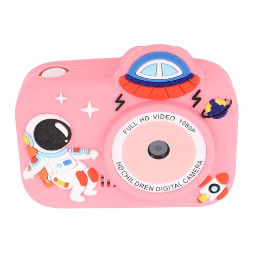 Plyisty Digitalkamera -Spielzeug, Tragbarer 2 -Zoll IPS Bildschirm Schockdicht von Camcorder Spielzeugfilter Effekt für die Fotografie (PINK) von Plyisty