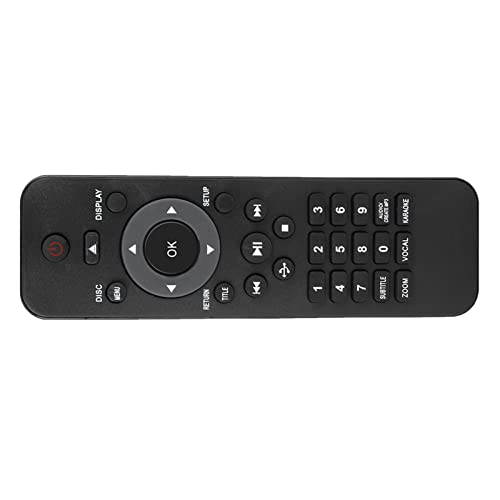 Plyisty Ersatz-DVD-Player-Fernbedienung für DVP5982C1 37B DVP3350K DVP3386K DVP3310K MIT Langlebigem ABS, Grocne ReichWeit Plyisty Ersatz-DVD-Player-Fernbedienung für DVP5982C1 37B DVP3350K DVP3386K DVP3310K MIT Langlebigem ABS, Grocne ReichWeit von Plyisty