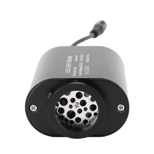 Plyisty Glasfaserlicht, Starlight Headliner Light Sound Control für Auto (EU-Stecker) von Plyisty