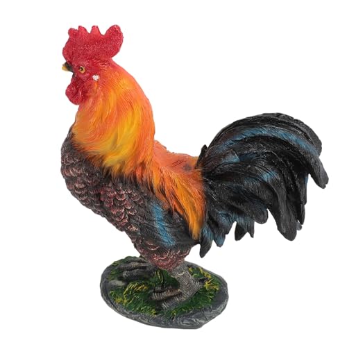 Plyisty Hühnerstatue, Dekorative Harznäherkollektion Kollektion Hühnerskulptur für Rasen (Hahn) von Plyisty