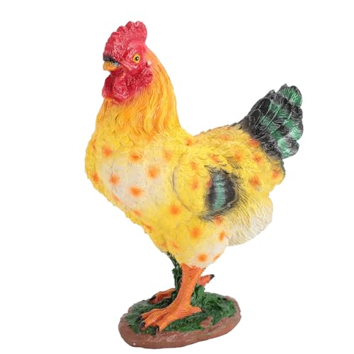 Plyisty Hühnerstatue, Dekorative Harznäherkollektion Kollektion Hühnerskulptur für Rasen (Henne) von Plyisty