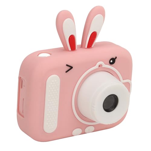 Plyisty Kids Camera, 2in Auge Schützen Bildschirm Dual Objektiv Selfie Kleinkindkamera 20MP für Lebensaufzeichnung (PINK) von Plyisty