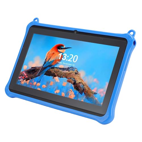 Plyisty Kindertafel, Funktion des 7 -Zoll -Hind Unterstützung HD Tablet Voraussetzung für 13 System 1024x600 Display Zum Erlernen der Bildung (Blue) von Plyisty