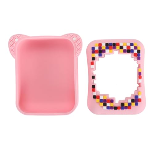 Plyisty Schutzhauthülle, Professionelle Kratzfeste Leichte Silikonabdeckungskoffer Haltbarkeit Helles Farben für die Lagerung (PINK) von Plyisty
